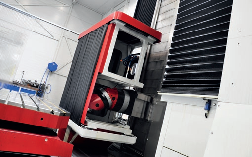 臥式鏜銑床二工位自動頭庫