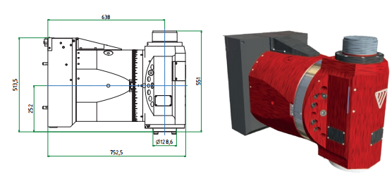 自動(dòng)直角銑頭