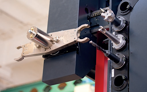 臥式鏜銑床自動(dòng)換刀刀庫